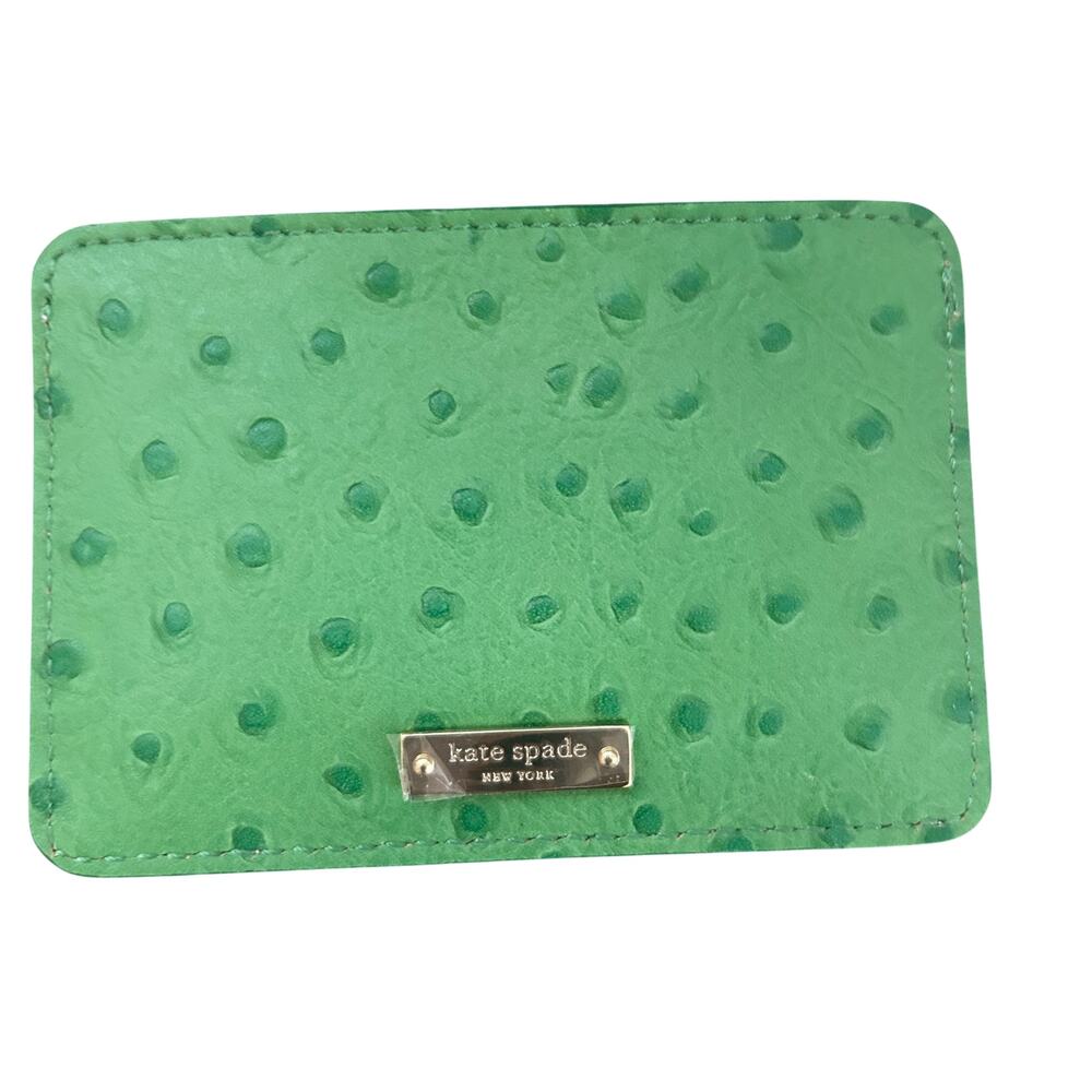 Kate Spade New York NEW IN BOX Freshgreen Graham  Leather Credit Card Holder - Picture 3 of 8
